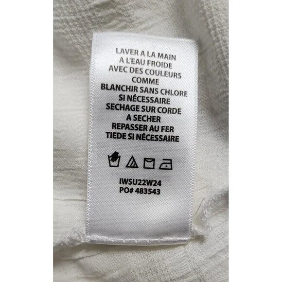 Idyllwind Miranda Lambert Cherry Street Top Womens Size M White V-Neck Lace - Picture 8 of 8